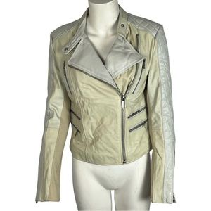 BCBGMaxazaria leather jacket , Moto jacket size S, never worn.